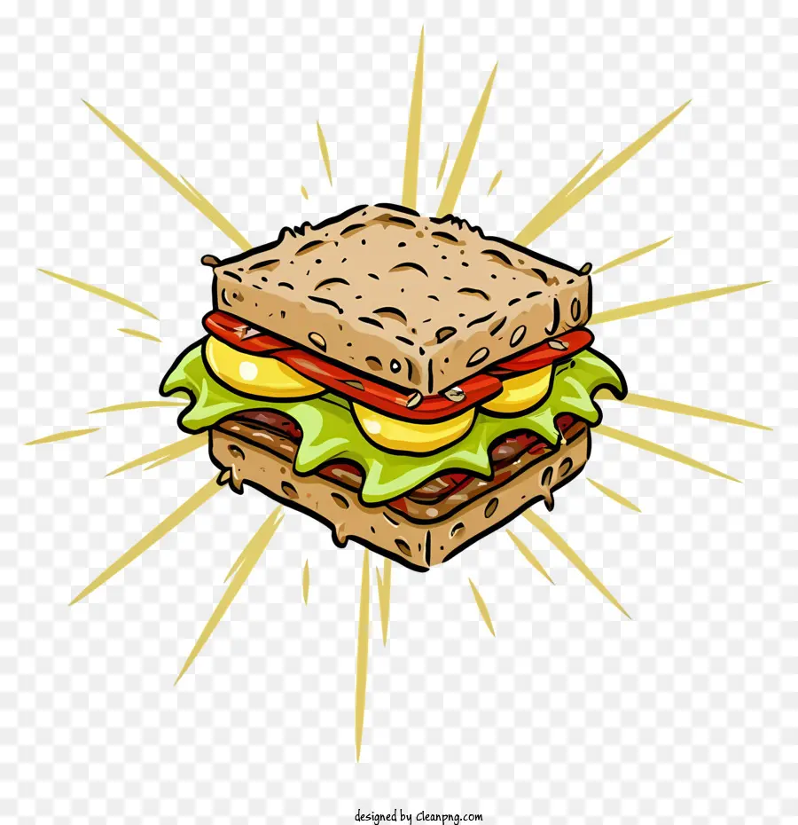 Sandwich，La Historieta PNG