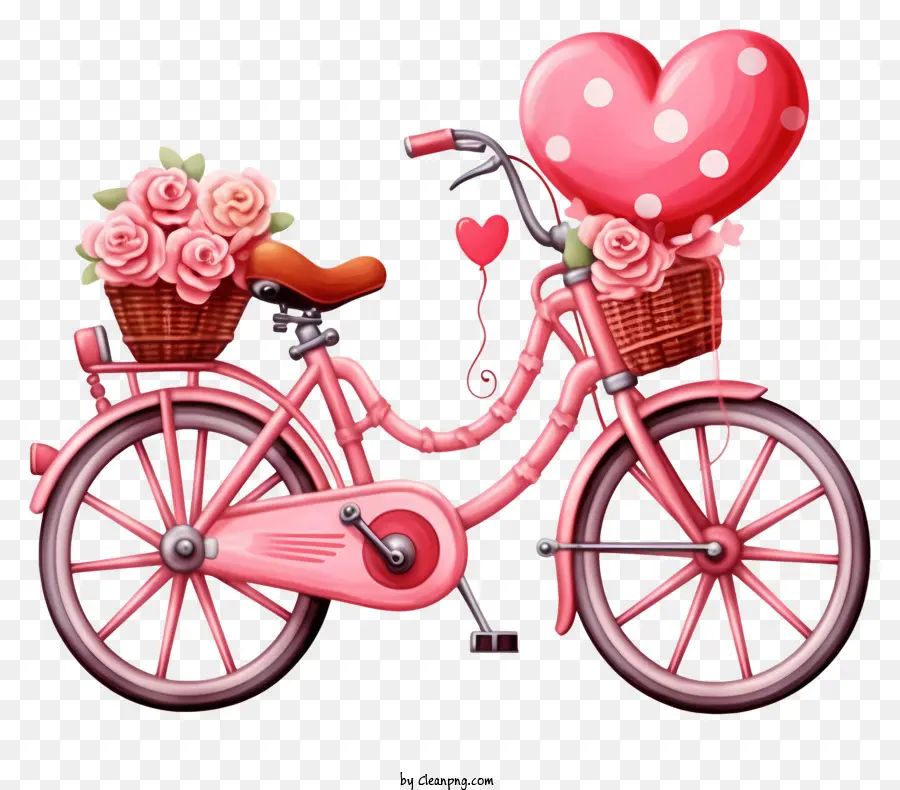 Bicicleta Rosa，Bicicleta PNG