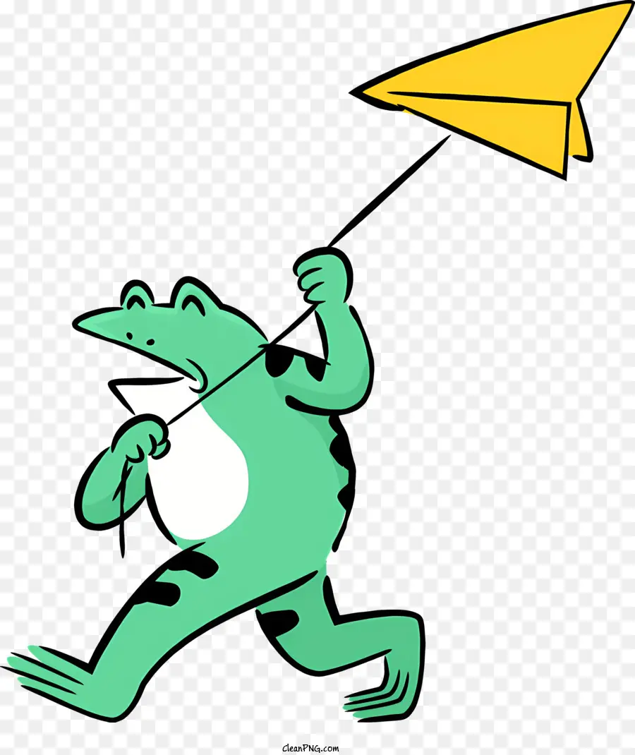 Cartoon Frog，Sombrero De Papel PNG