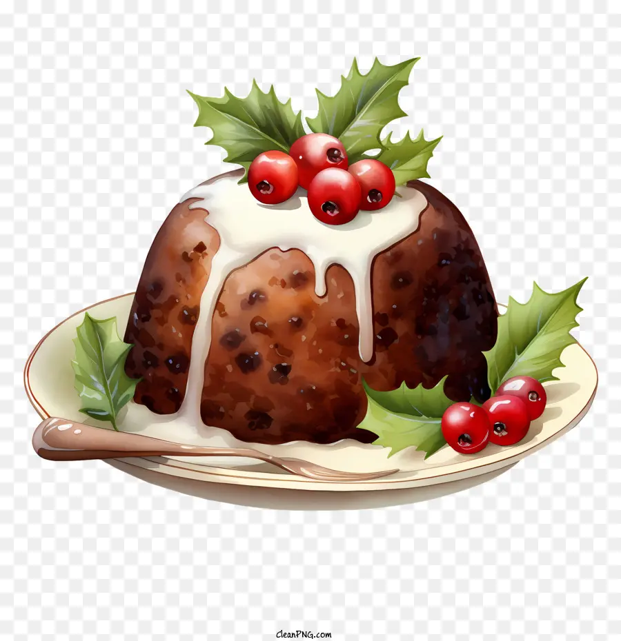 Pudín De Navidad，De Postre PNG