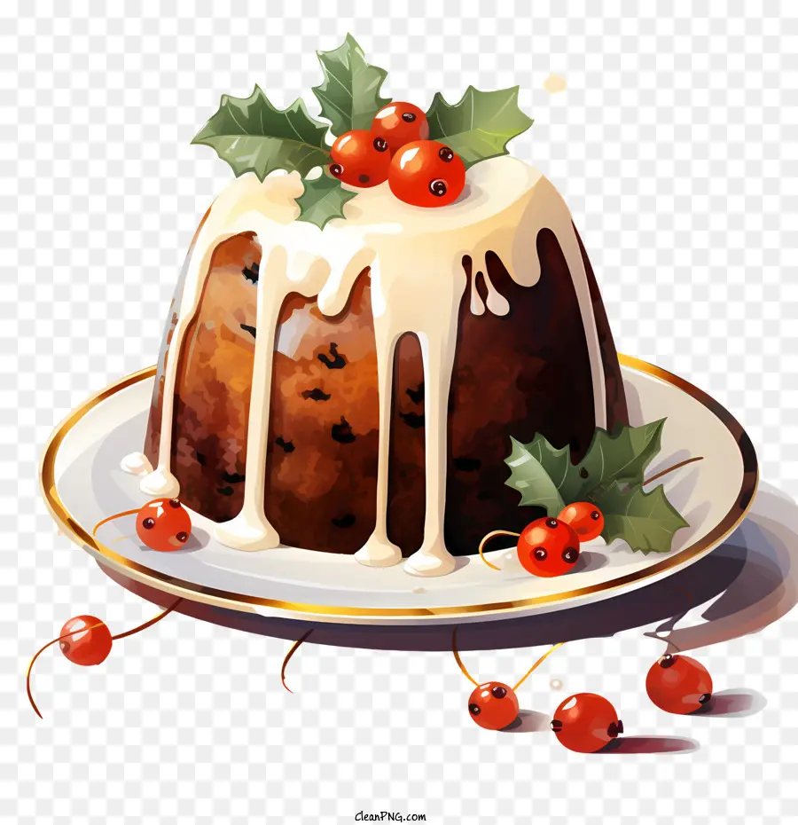 Pastel De Postre，Formación De Hielo PNG