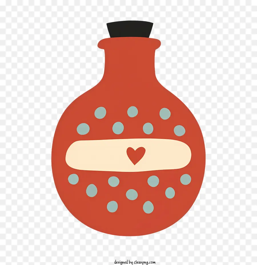 Botella De Salud，Rojo PNG