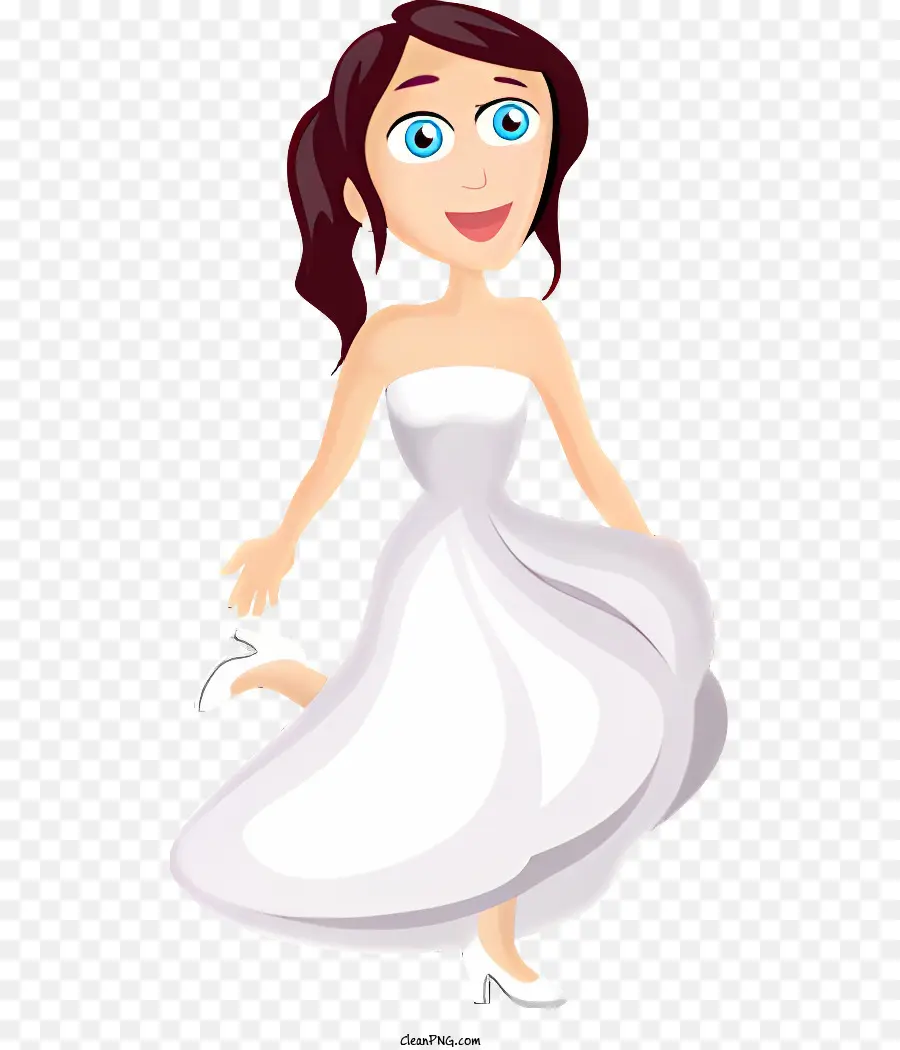 Vestido De Novia，Fondo Blanco PNG