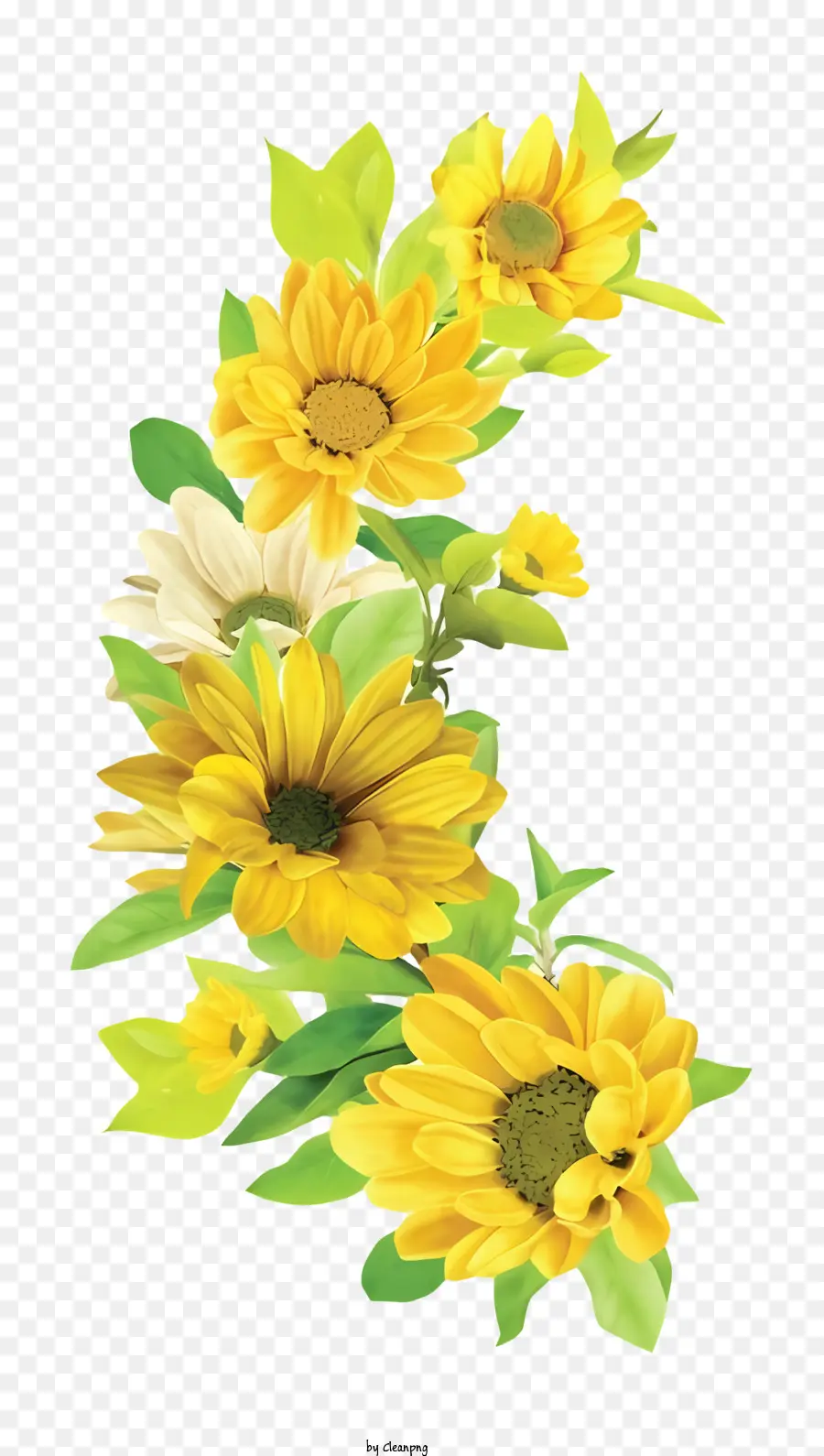 Los Girasoles，Ramo PNG