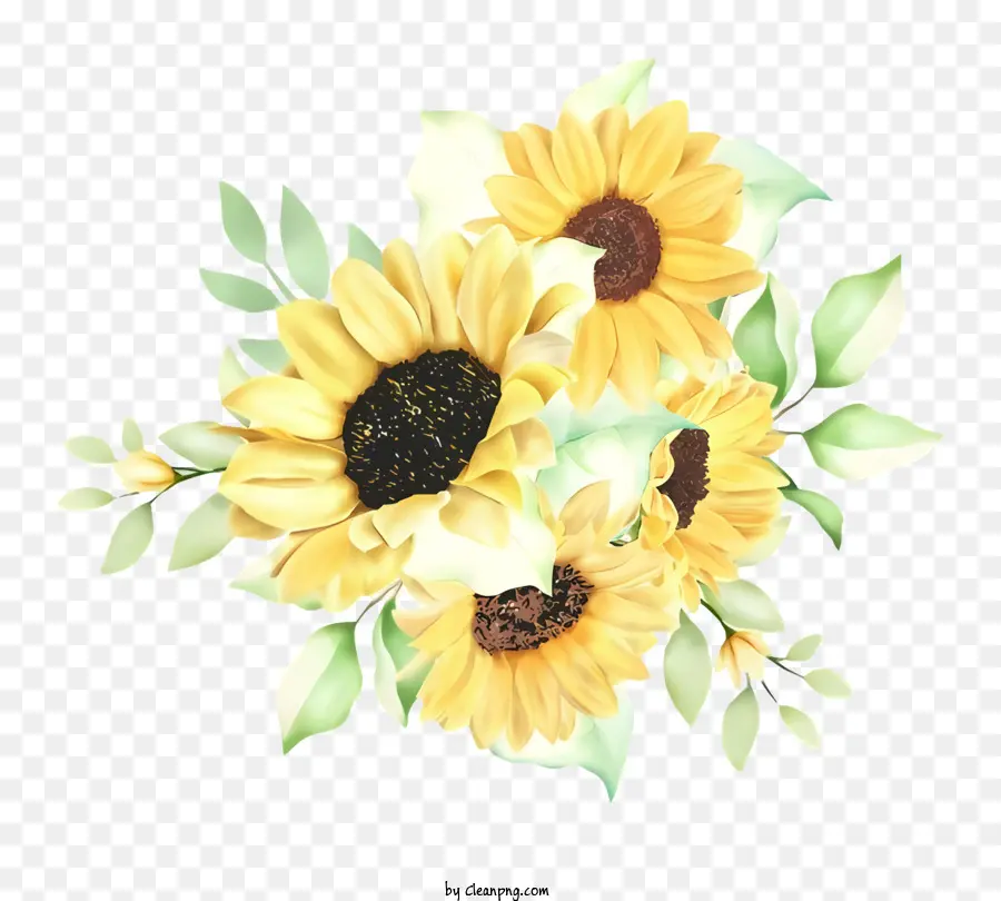 Los Girasoles，Ramo PNG