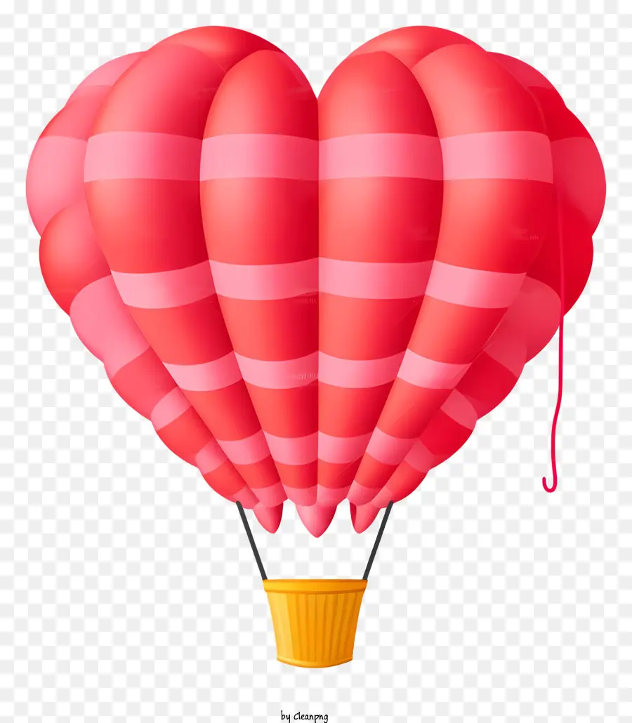 Globo De Aire Caliente，Heartshaped Globo PNG