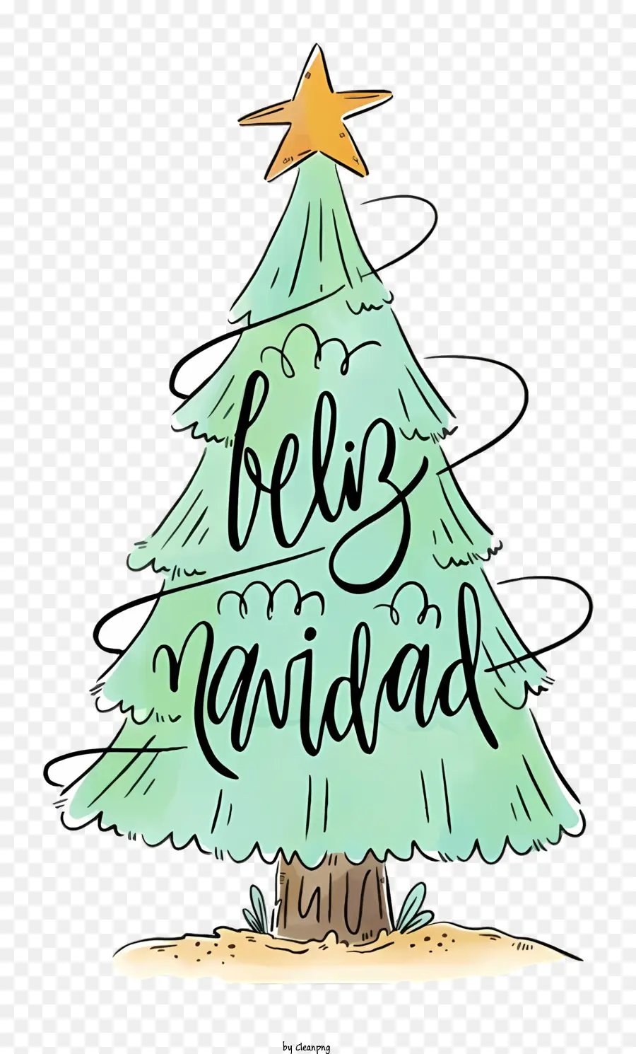 árbol De Navidad，Paz PNG