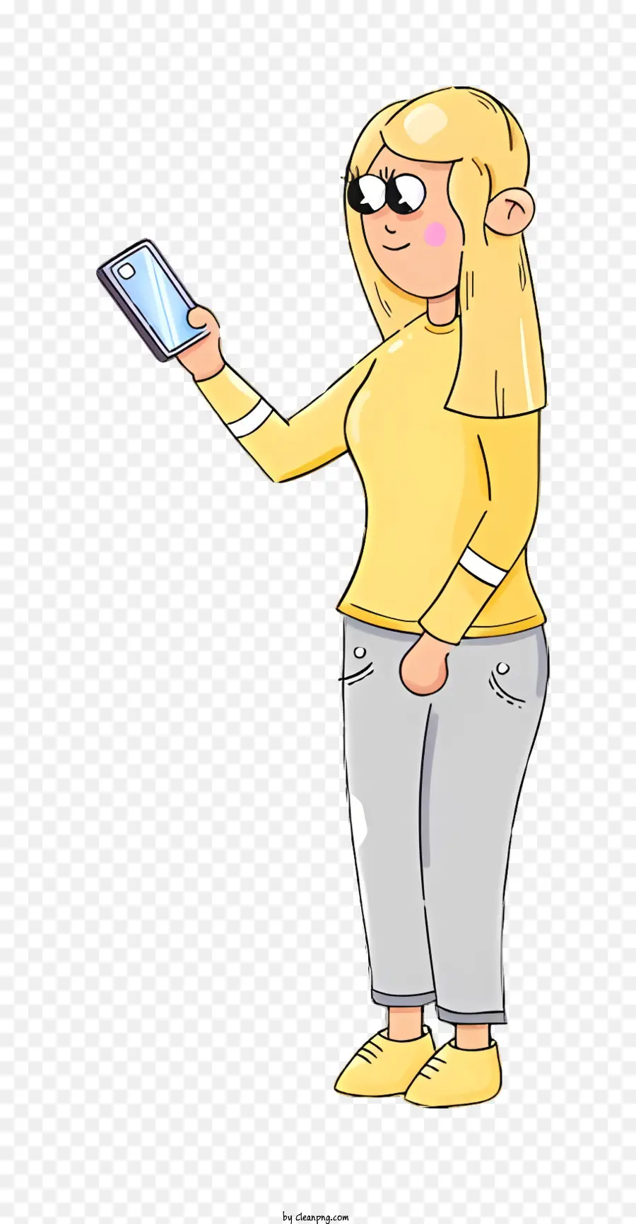 Mujer，Smartphone PNG