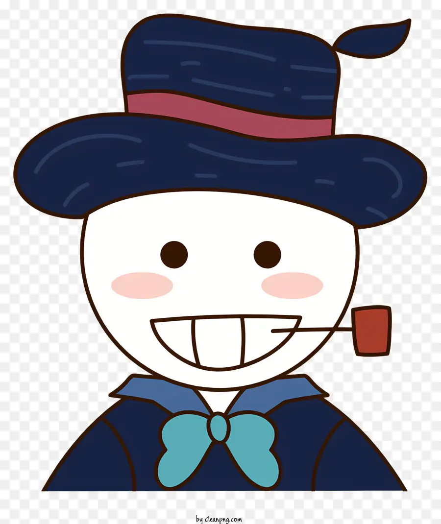 Personaje De Dibujos Animados，Traje Azul PNG