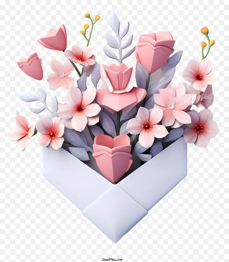 Ramo，Flores De Color Rosa PNG