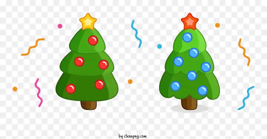 Arboles De Navidad，Decoraciones PNG