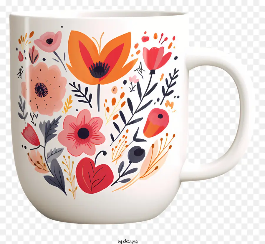 Taza Del Día De La Madre，Taza PNG