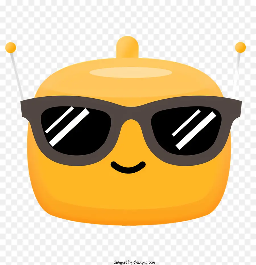 Robot De Juguete，Emoji Con Gafas De Sol PNG