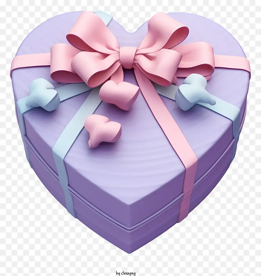 Caja De Regalo，Caja De Regalo En Forma De Corazón PNG