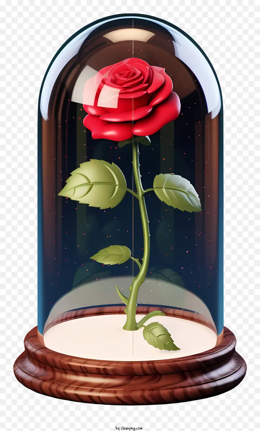 Rose En Bell Jar，Arreglo De Flores PNG