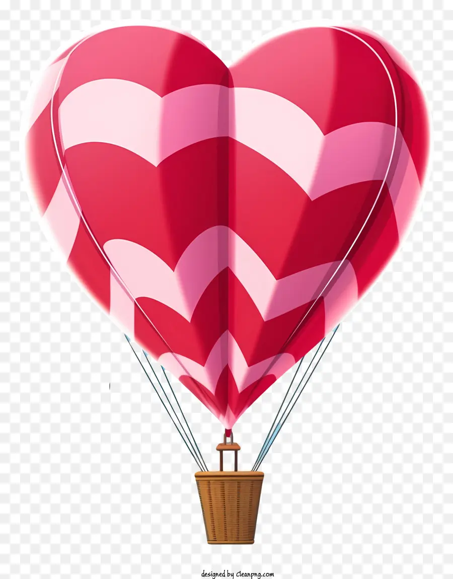 Globo De Aire Caliente，Rojo PNG