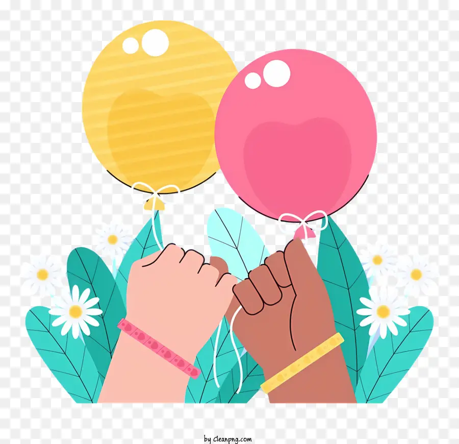 Niños Alegres，Globos PNG