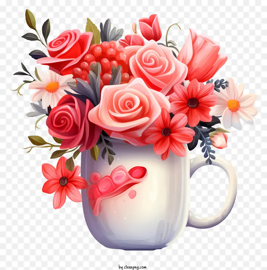 Copa De Flores，Florero PNG