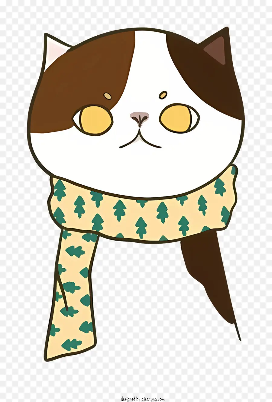 Gato De Dibujos Animados，Bufanda PNG