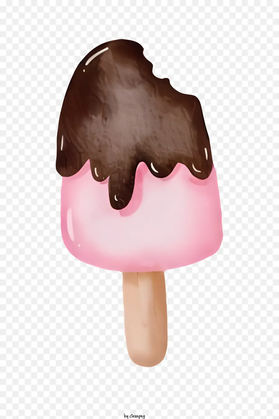 Rosa Helado，Cono De Helado PNG