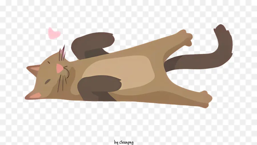 Gato，Acostado PNG