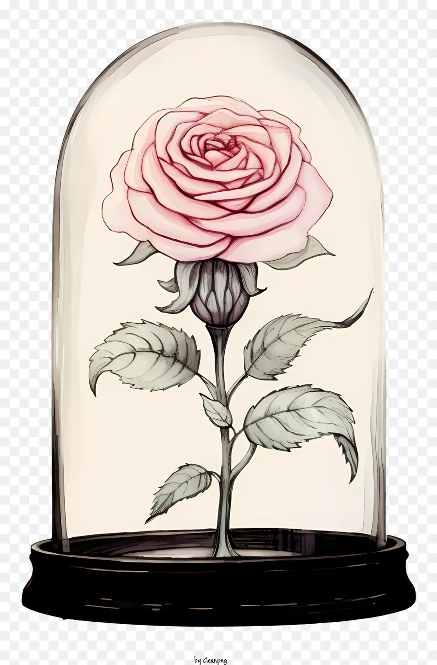 Rosa，Cúpula De Cristal PNG