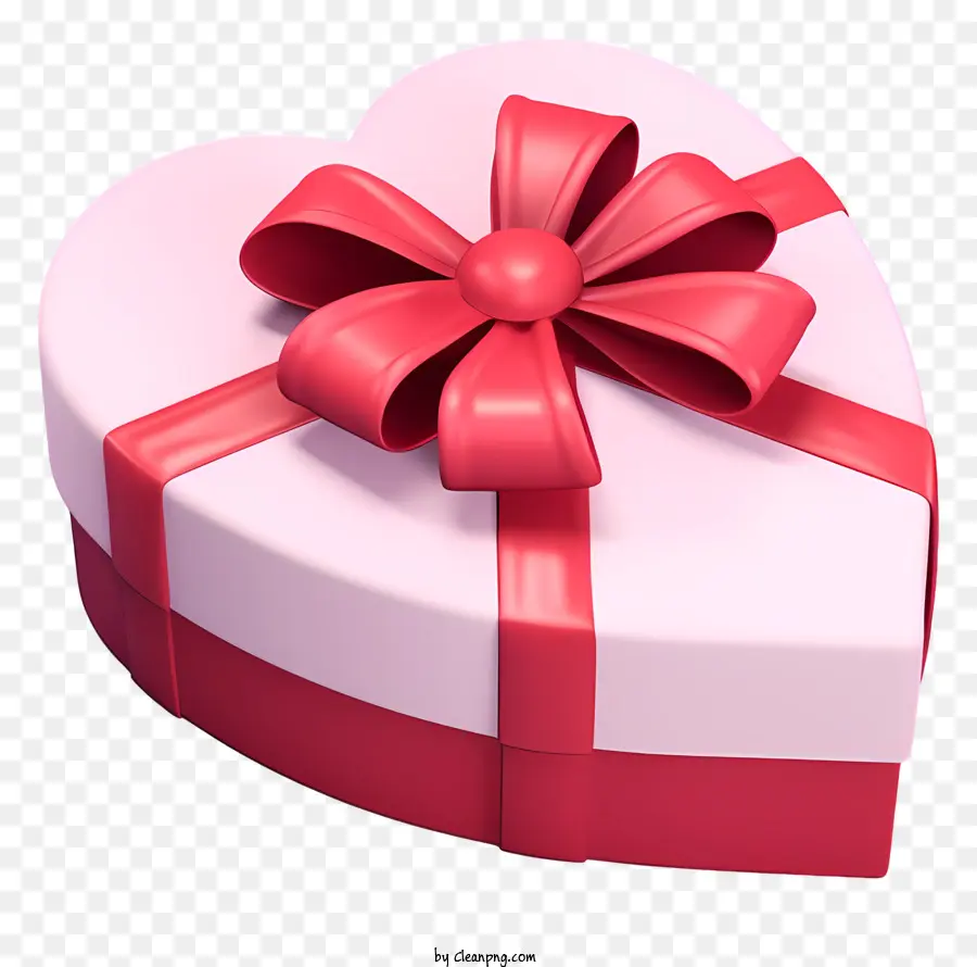 Caja En Forma De Corazón，Caja De Regalo PNG