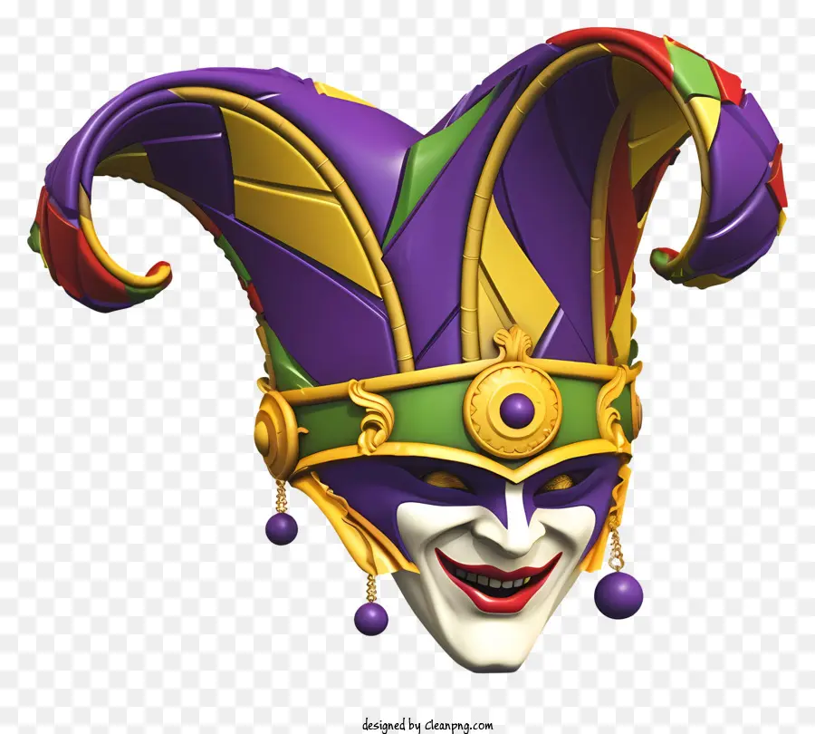 Máscara De Bufón，Payaso PNG