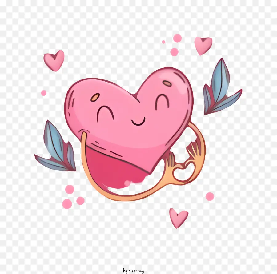 De Dibujos Animados De Corazón，Sonriendo Corazón PNG