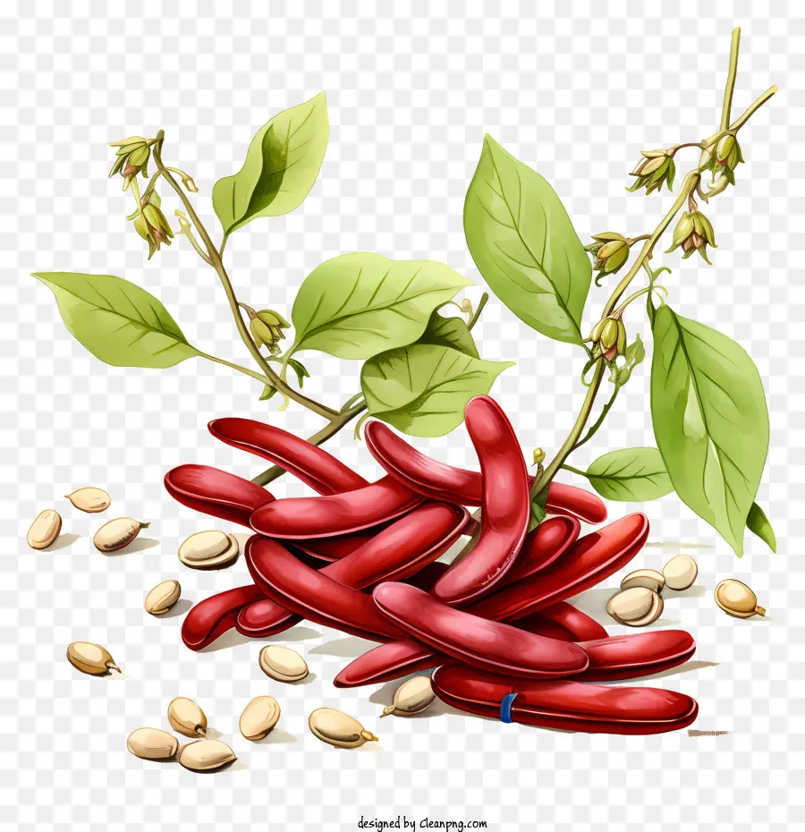 Frijoles Rojos，Planta PNG