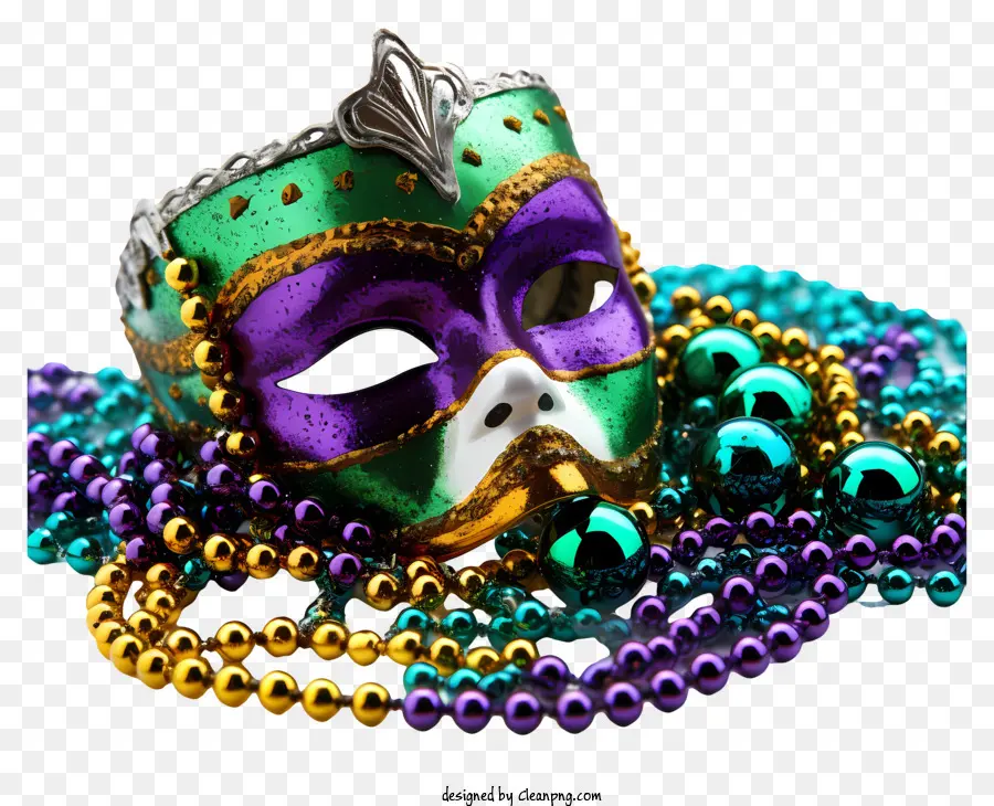 Máscara De Mardi Gras，Máscara De Cuentas PNG