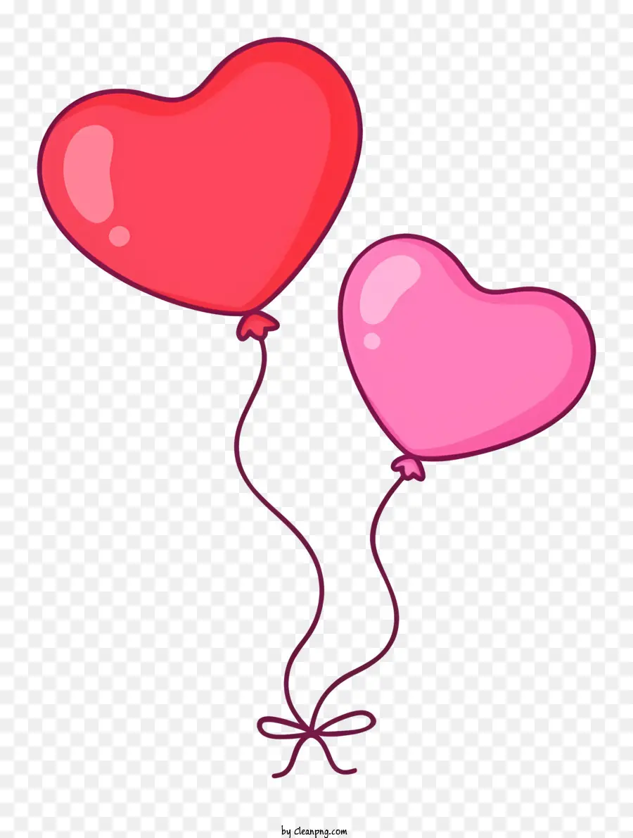 Globos Rosas，Heartshaped Globos PNG