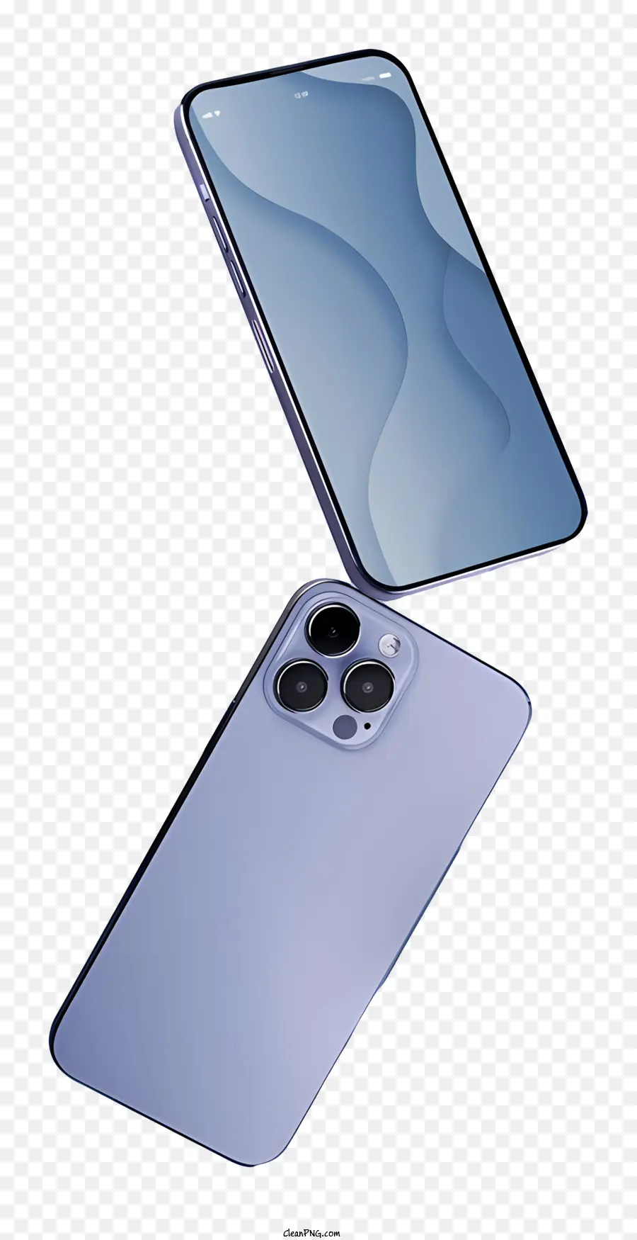 Smartphone，Carcasa De Plástico Azul PNG