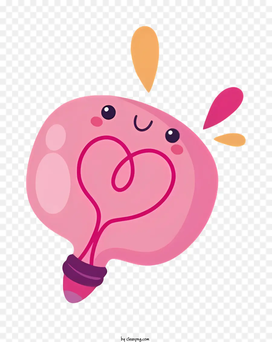 Globo Rosa，Bombilla PNG