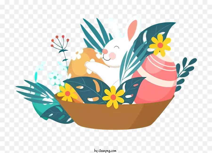 Canasta De Pascua，Eggs PNG