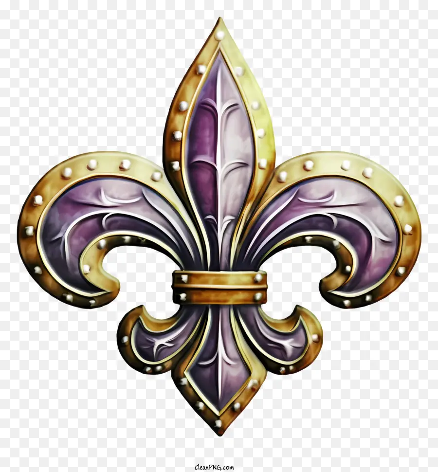 Fleur De Lis，Purple Fleur De Lis PNG