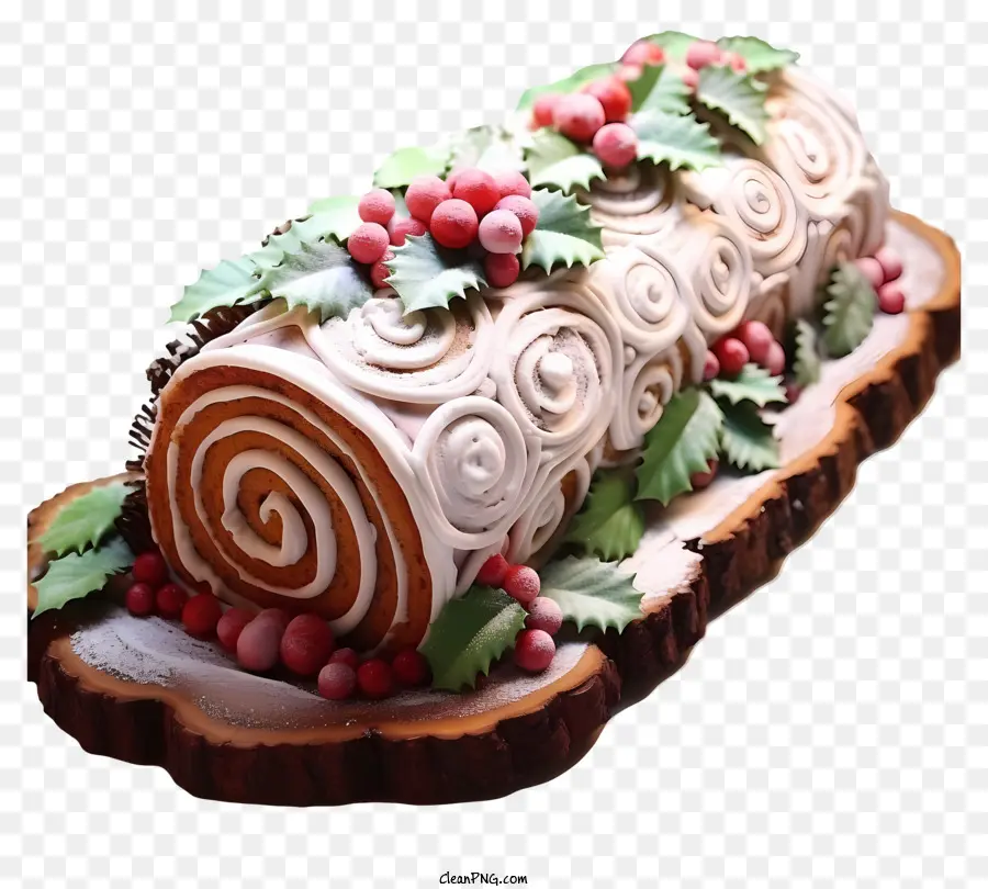 Pastel De Registro De Navidad，Formación De Hielo PNG