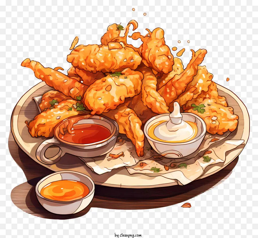 Tiras De Pollo Frito，Pollo Frito PNG