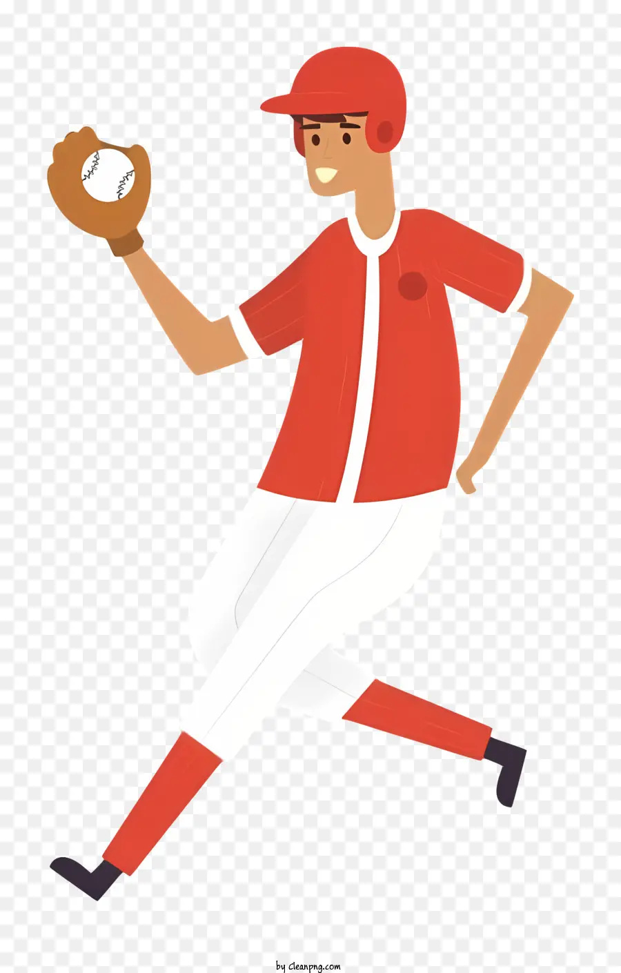 Jugador De Béisbol，Guante De Béisbol PNG