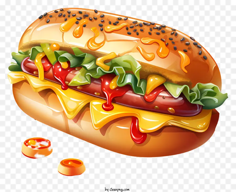 Hot Dog，Sándwich PNG