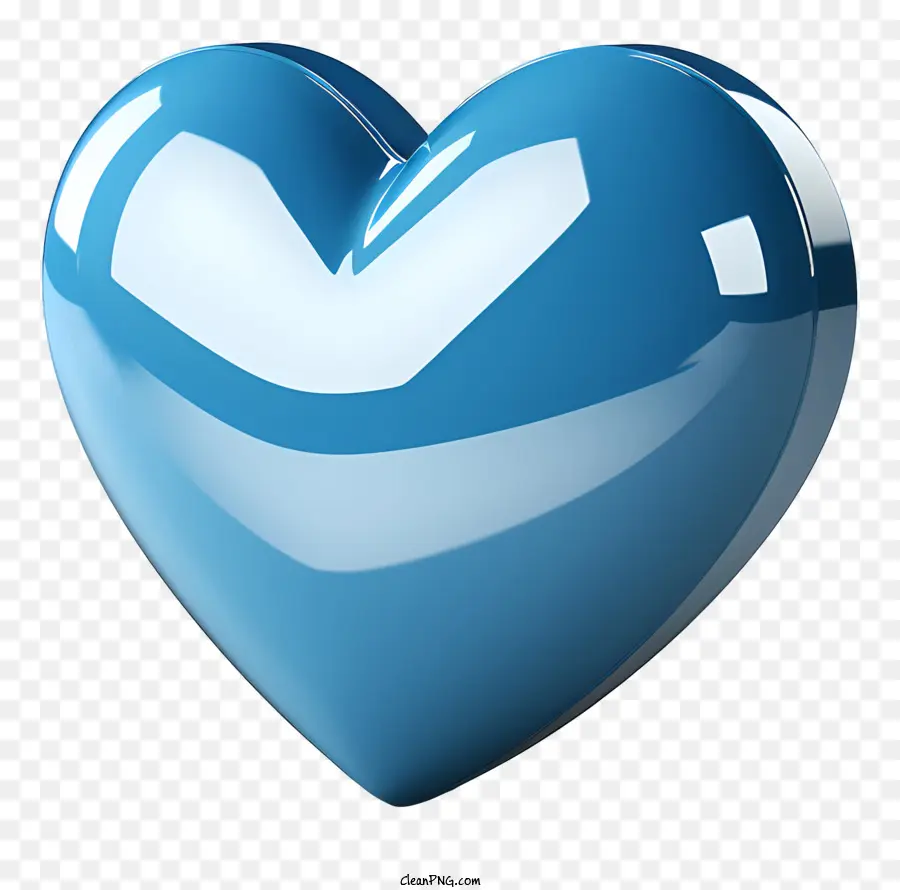 En Forma De Corazón，Corazon Azul PNG