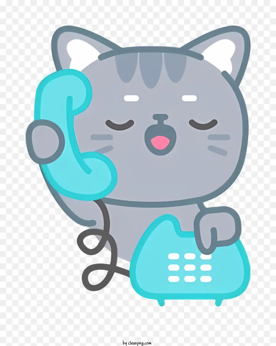 Gato，Receptor Del Teléfono PNG