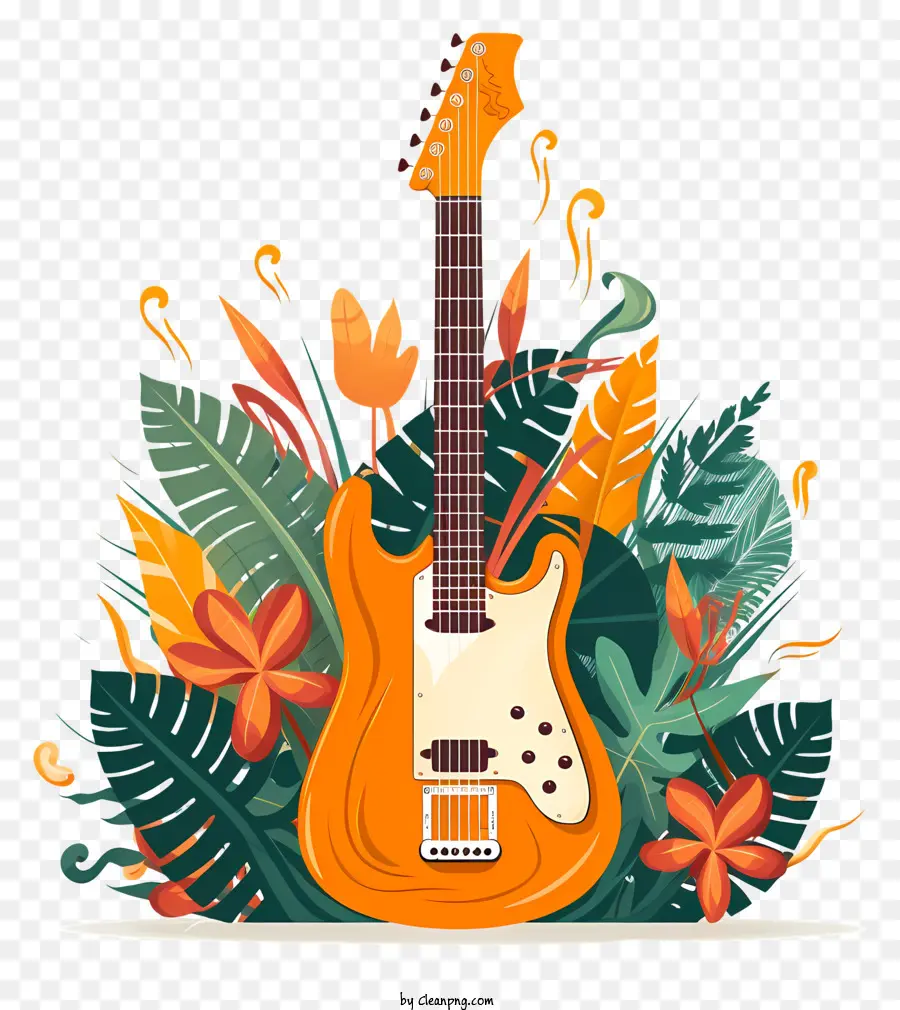 Naranja Guitarra，Plantas Tropicales PNG