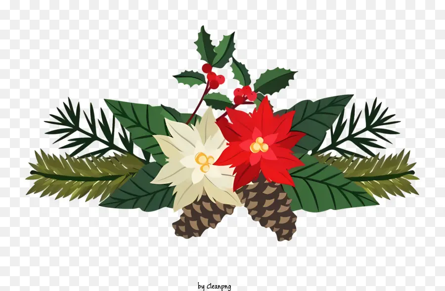 Corona De Navidad，Holly Corona PNG