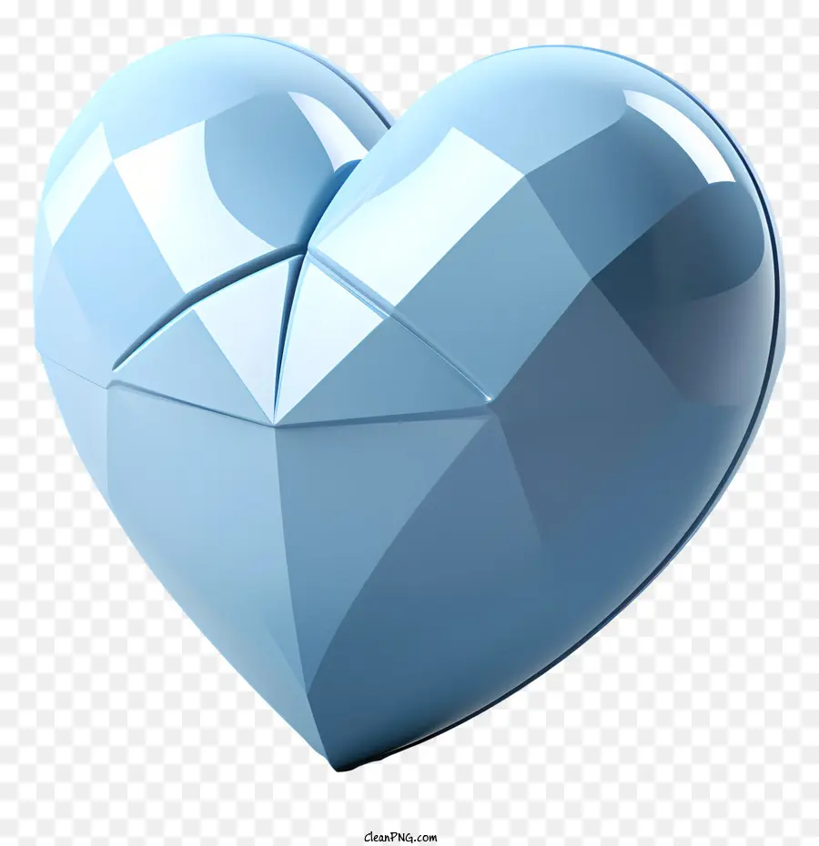 Cristal De Corazón Azul，Corazon Azul PNG