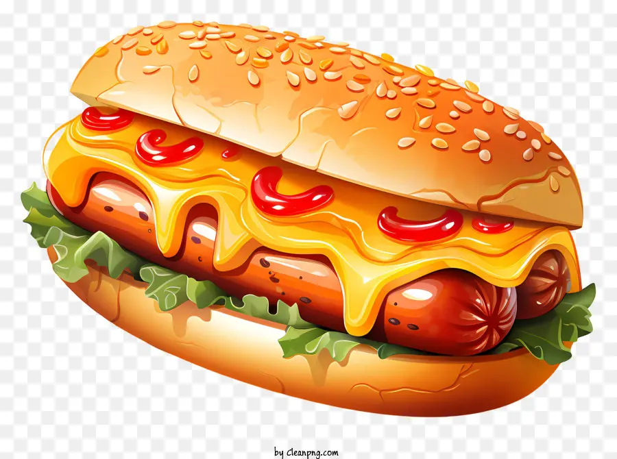 Hot Dog，Sándwich PNG