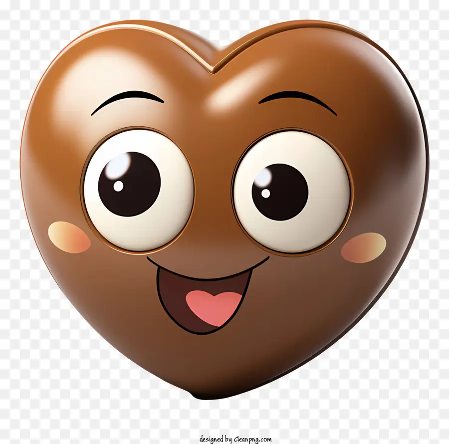 Corazón De Chocolate，El Día De San Valentín PNG