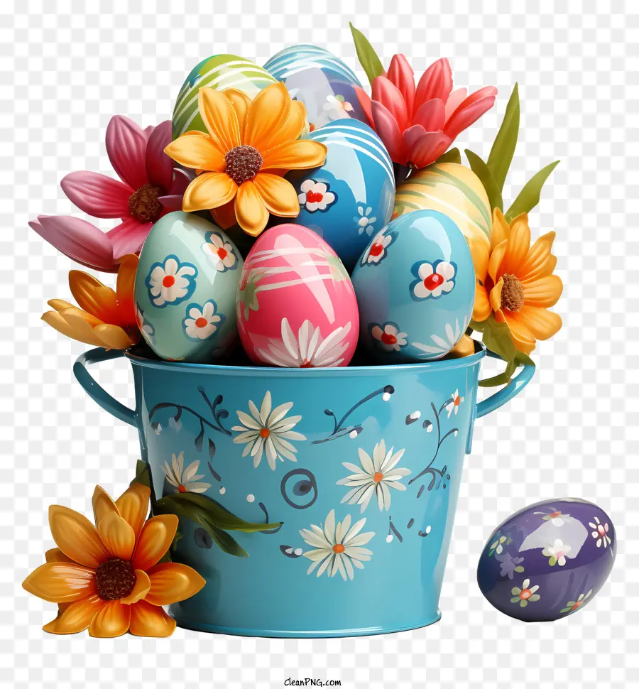 Los Huevos De Pascua，Florero PNG