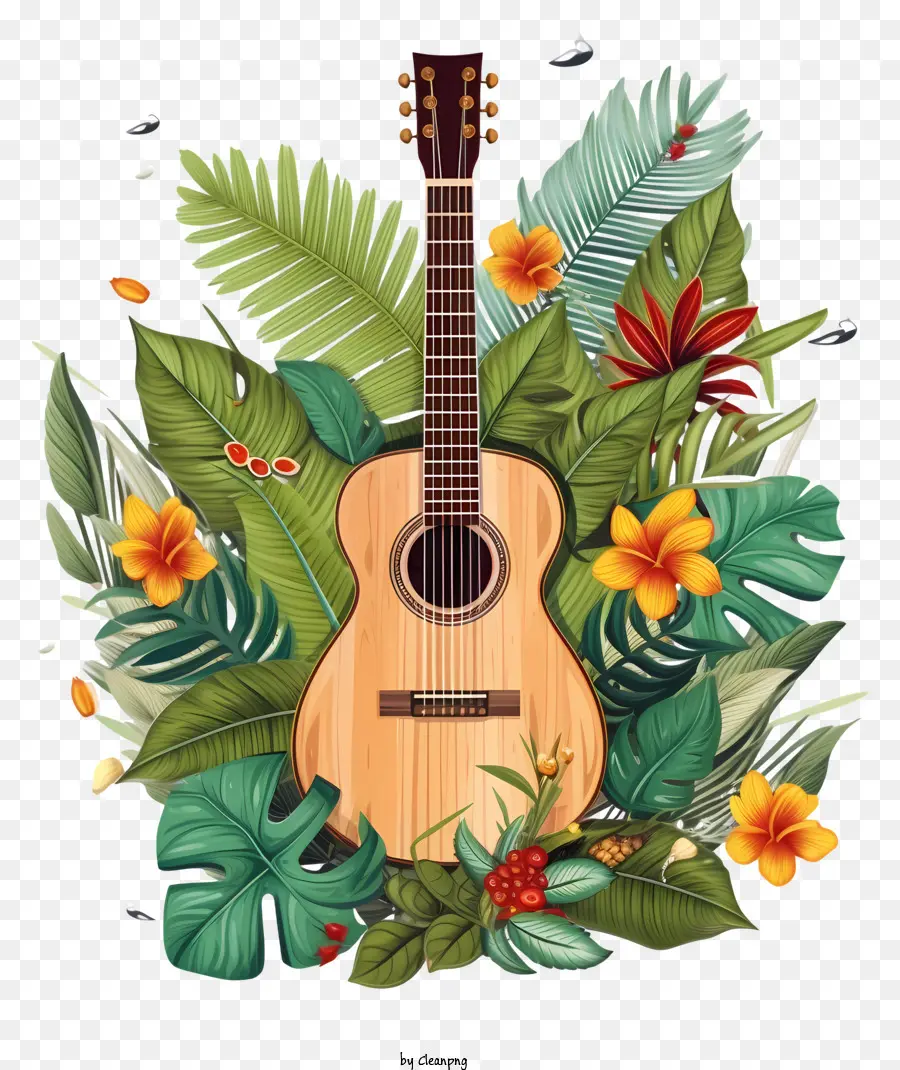 Guitarra，Selva PNG