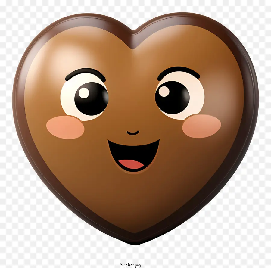 Corazón De Chocolate，El Día De San Valentín PNG